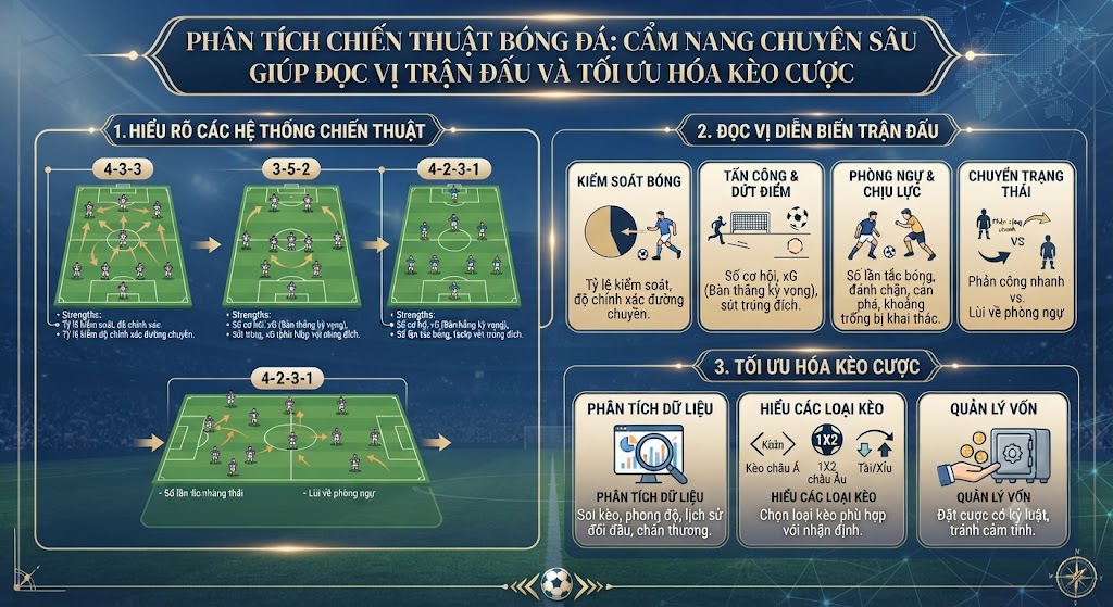phân tích chiến thuật bóng đá