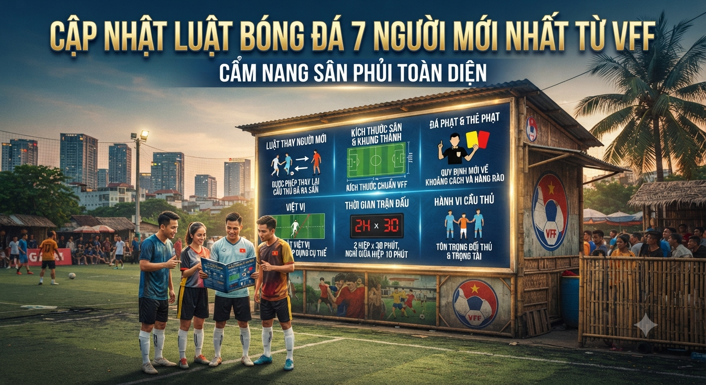 luật bóng đá 7 người mới nhất